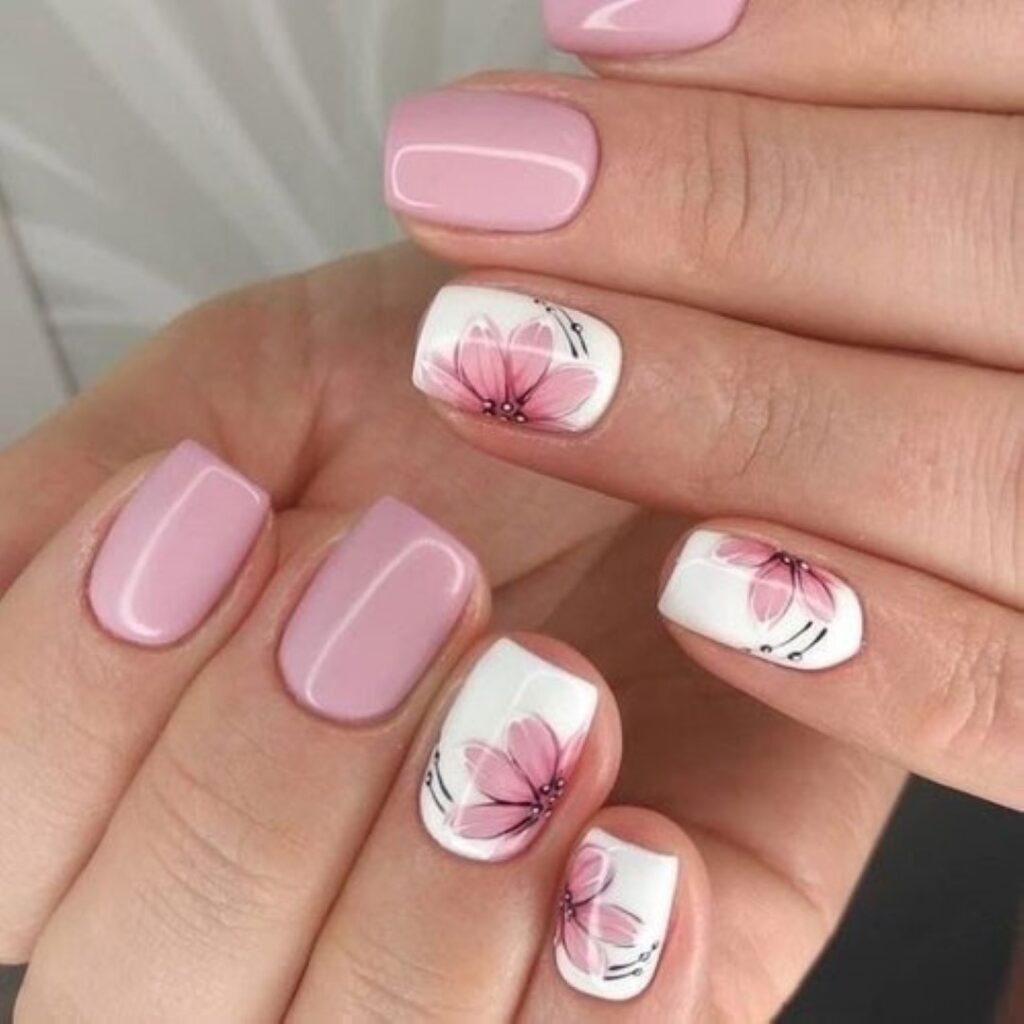 Attractive and stylish 2024 Lunar new year nail designs (127)