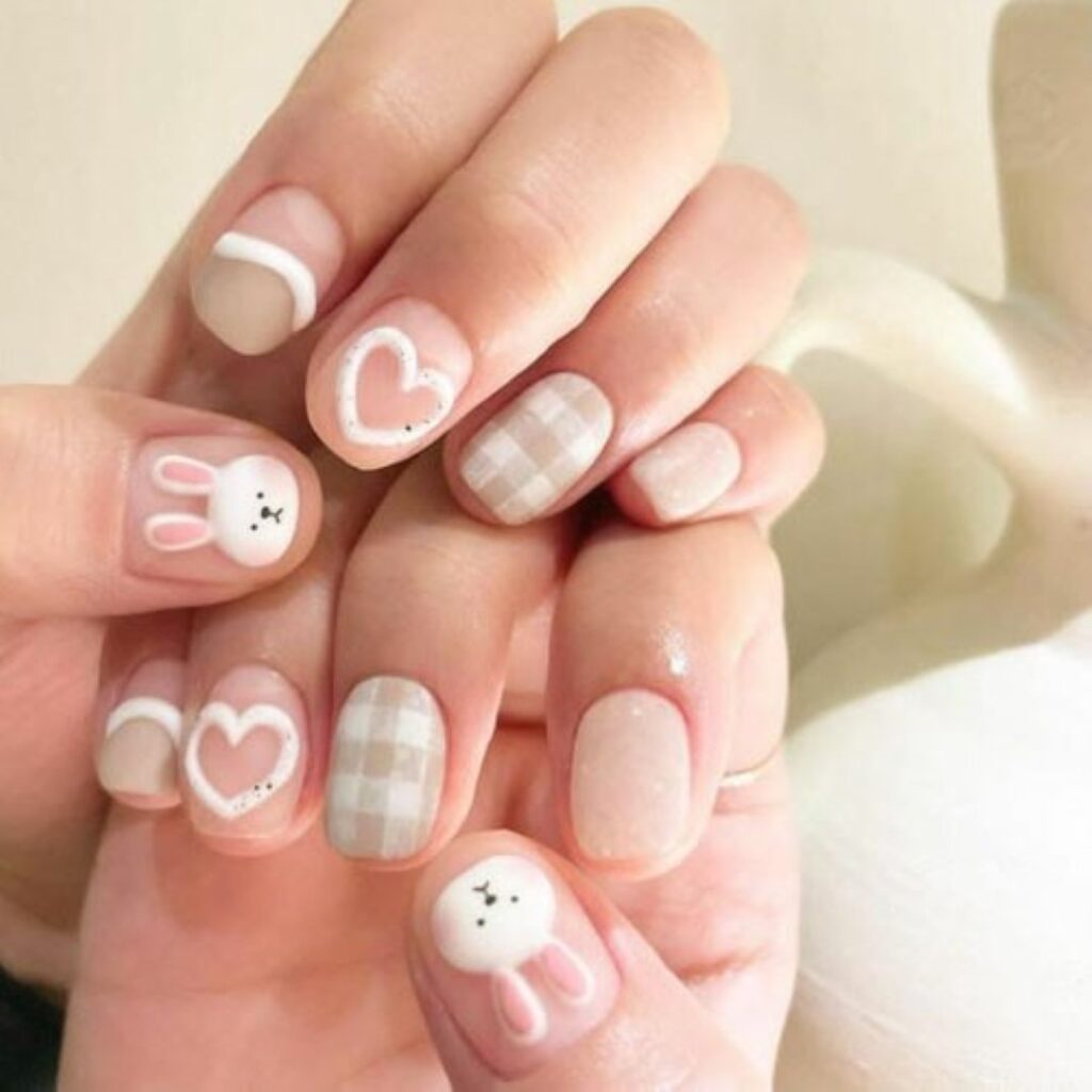 Attractive and stylish 2024 Lunar new year nail designs (134)