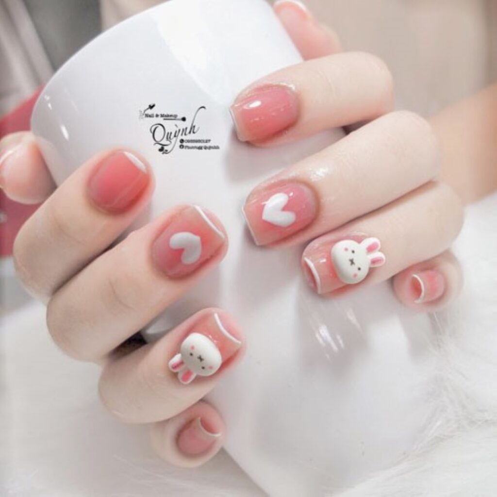 Attractive and stylish 2024 Lunar new year nail designs (137)
