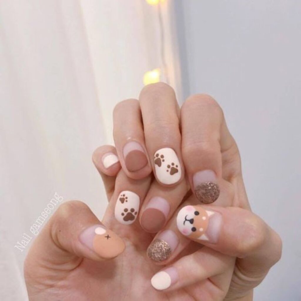 Attractive and stylish 2024 Lunar new year nail designs (146)