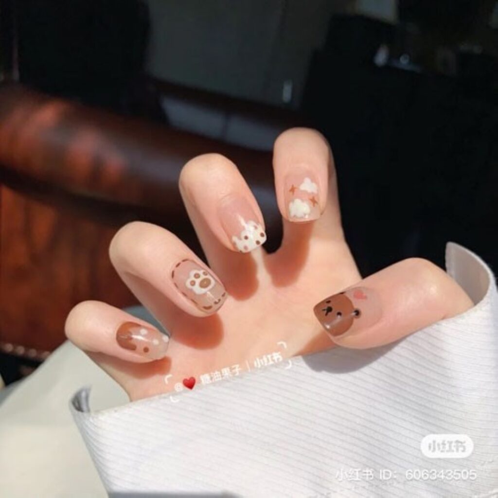 Attractive and stylish 2024 Lunar new year nail designs (157)