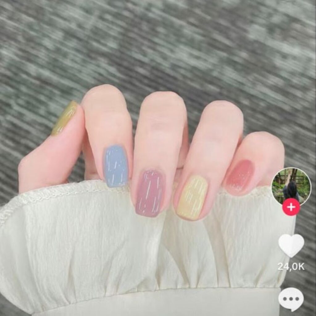 Attractive and stylish 2024 Lunar new year nail designs (226)