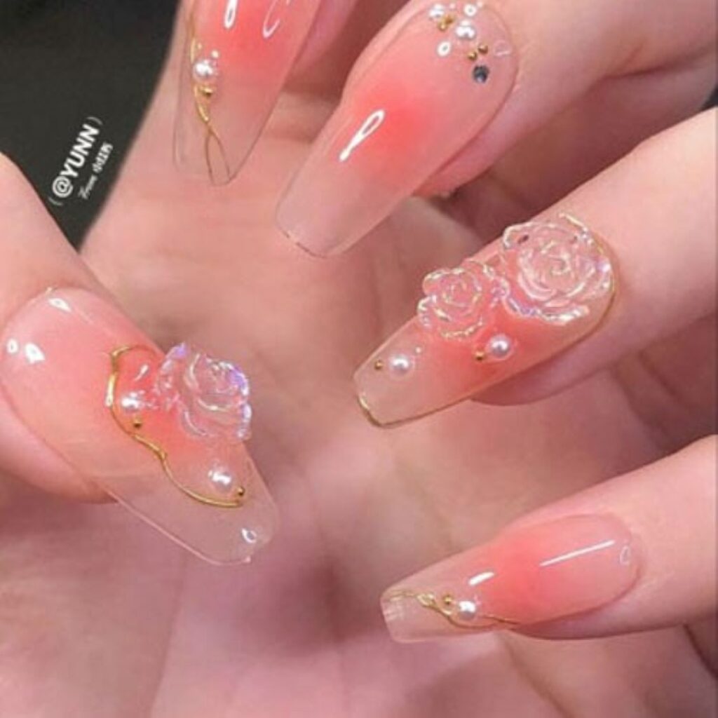 Attractive and stylish 2024 Lunar new year nail designs (291)
