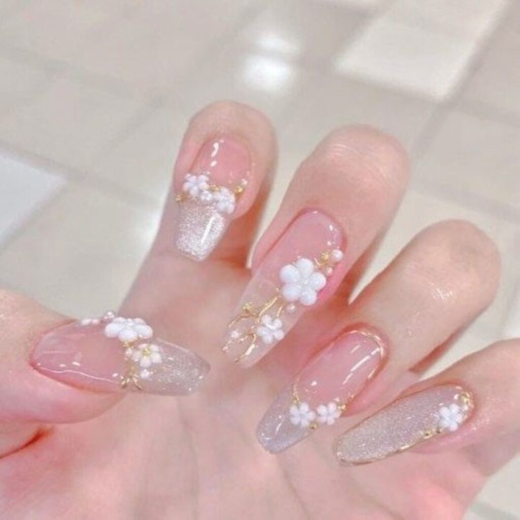 Attractive and stylish 2024 Lunar new year nail designs (298)