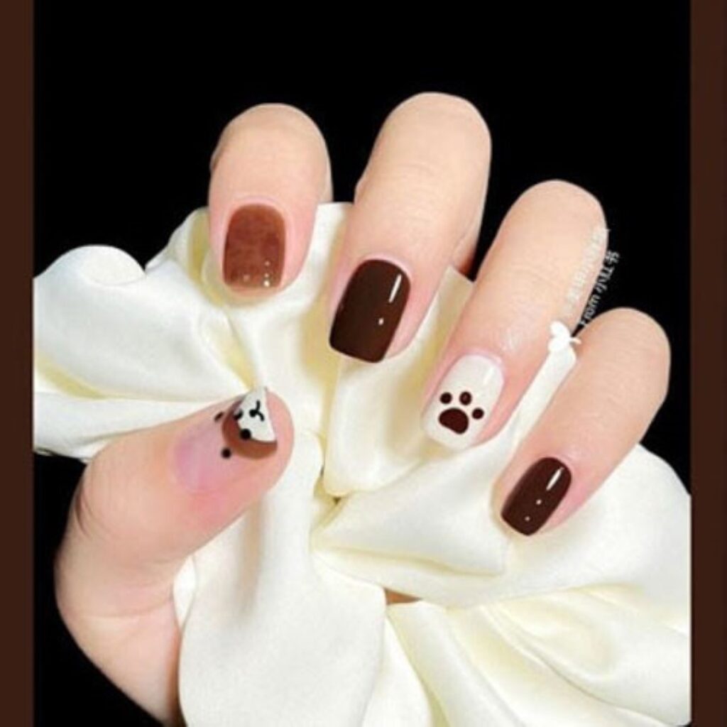Attractive and stylish 2024 Lunar new year nail designs (312)