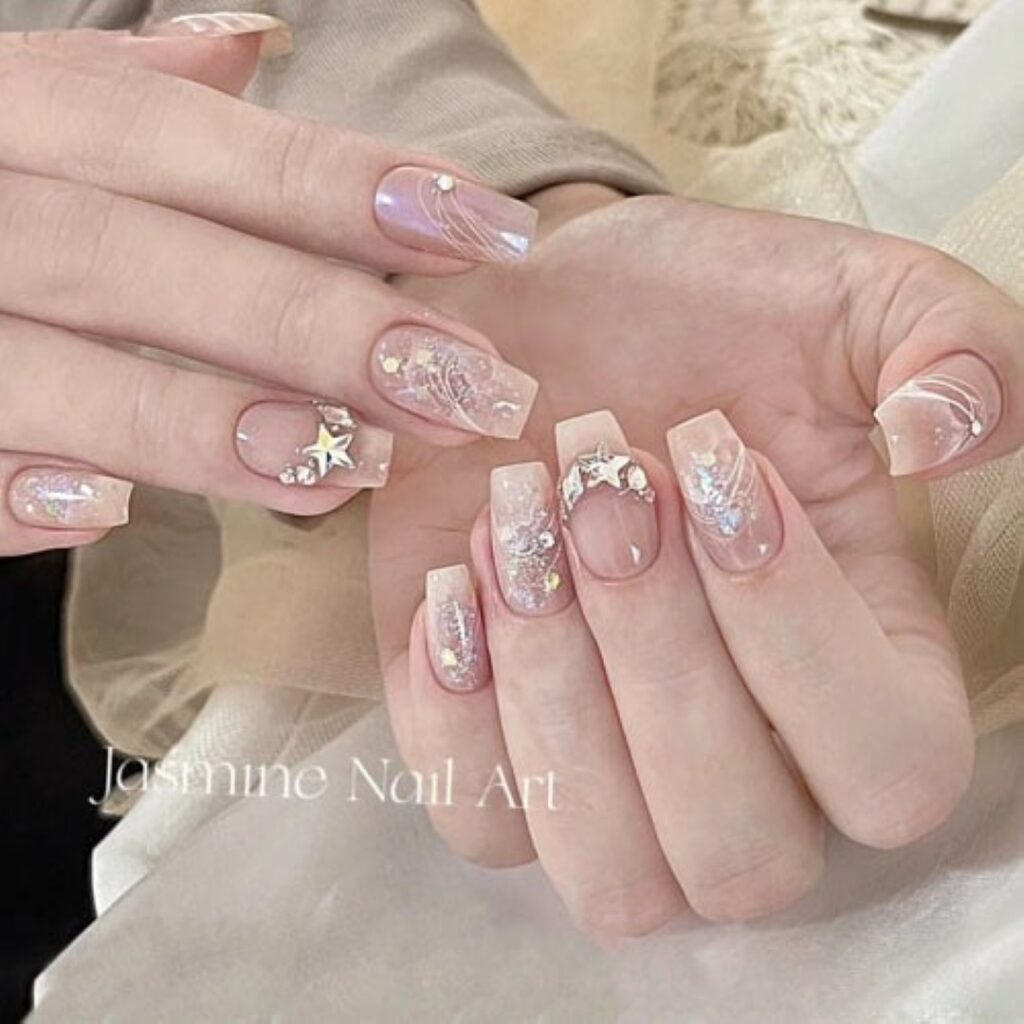 Attractive and stylish 2024 Lunar new year nail designs (36)
