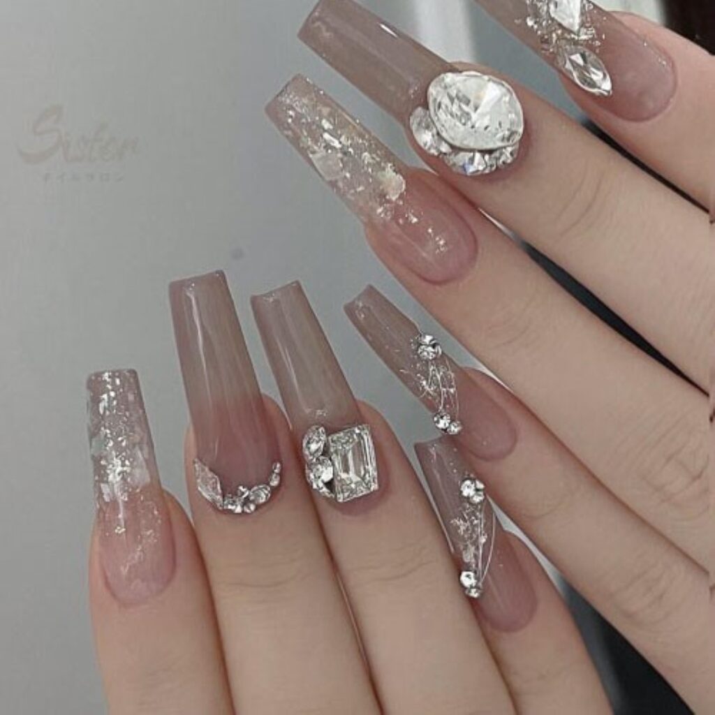 Attractive and stylish 2024 Lunar new year nail designs (43)