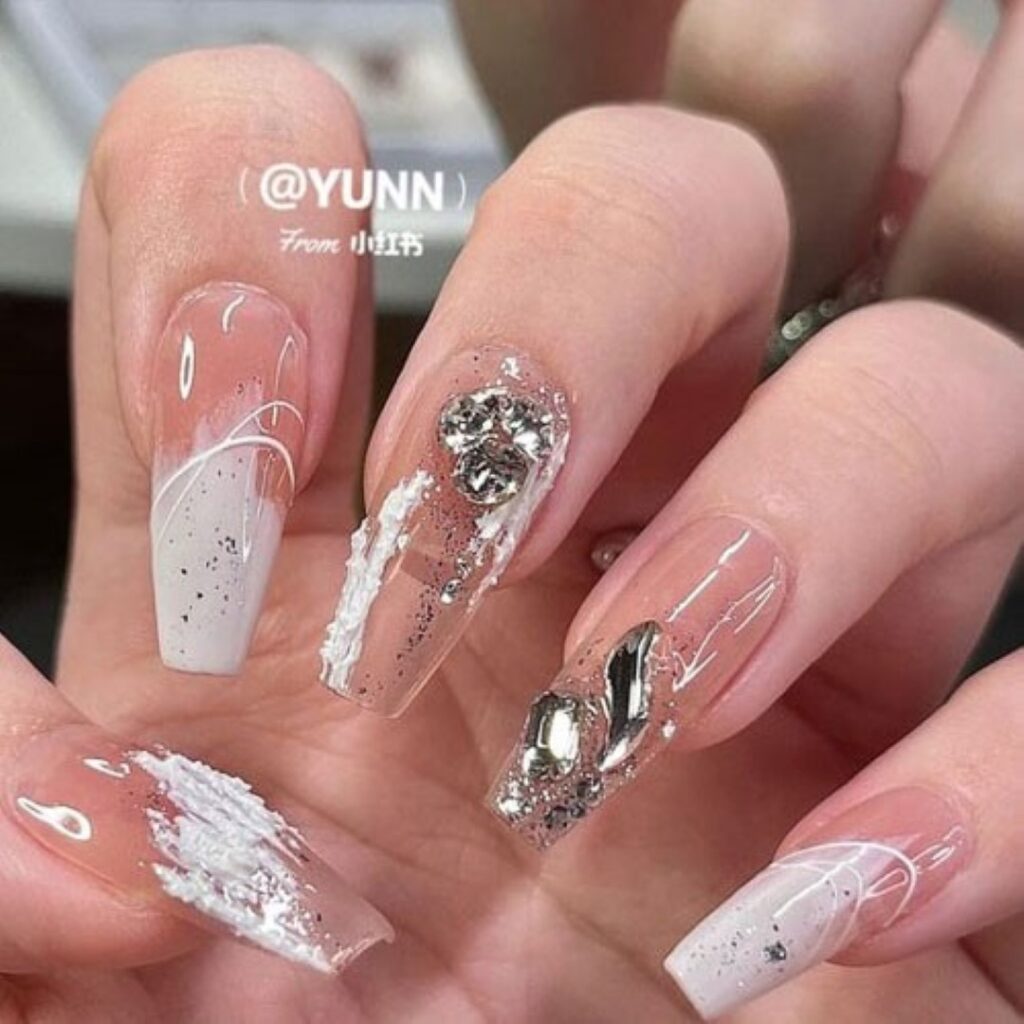 Attractive and stylish 2024 Lunar new year nail designs (92)