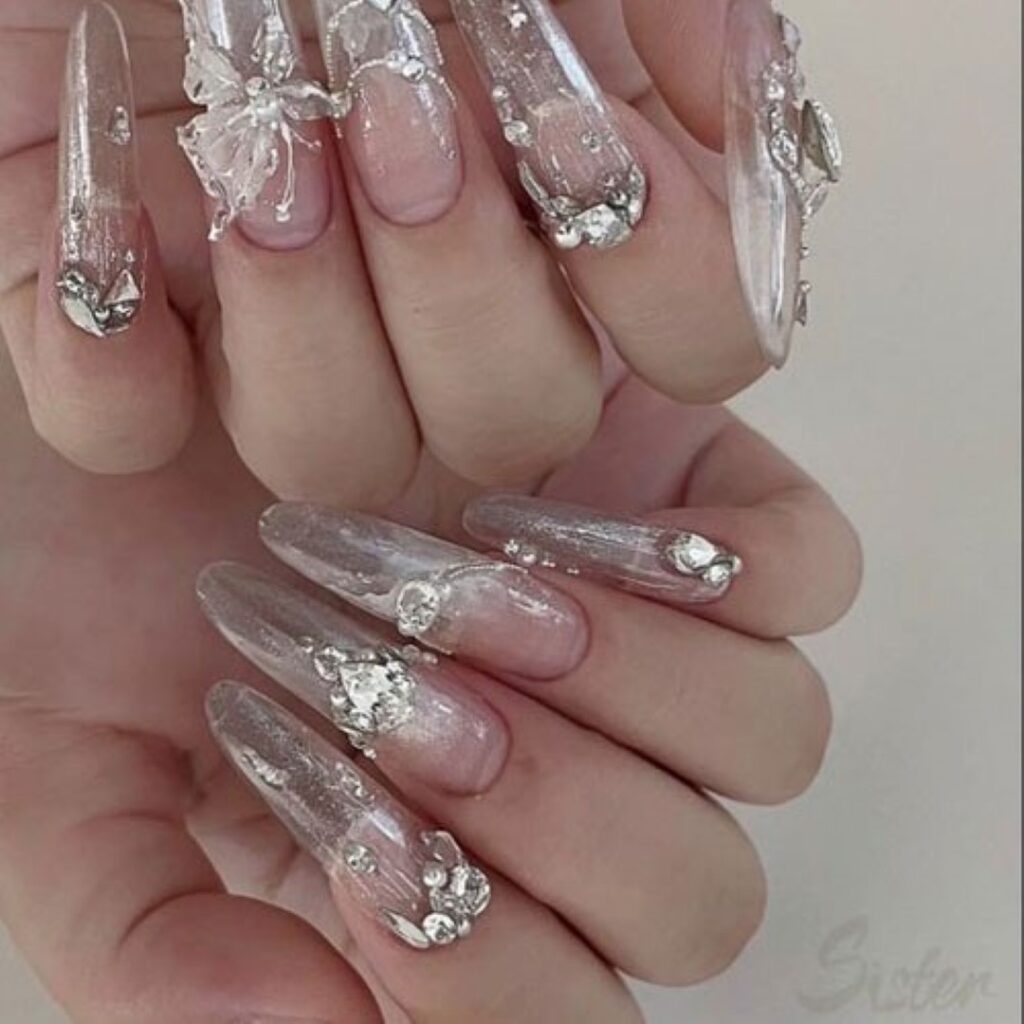 Attractive and stylish 2024 Lunar new year nail designs (96)