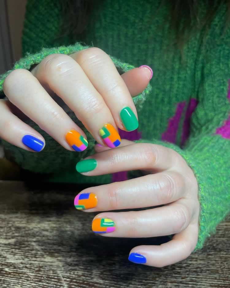 Predict 7 Nail Trends Throughout 2022 Multi Color 3